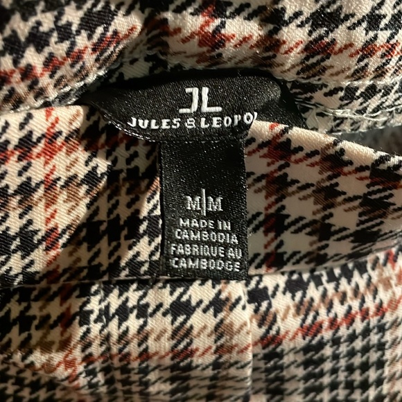 🍂 Autumnal Plaid Ankle Length Trousers - Picture 4 of 6